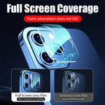 3PCS Tempered Glass Camera Lens Screen Protector For iPhone Series
