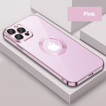 Luxury Plating Transparent Case For iPhone Series