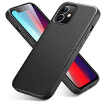 Premium Genuine Case Leather Back Cover for iPhone 12