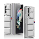 AirBag Leather Phone Cases for Samsung Galaxy Z Fold 3 5G Protection