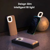 Cell Phone Case For iPhone 12 11 Pro Max Light Fill Light Selfie Beauty Ring Flash Phone Case For 7 8 Plus X XS XR