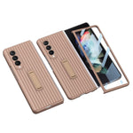 Luggage Design Phone Case with Magnetic Bracket for Samsung Galaxy Z Fold 3 5G