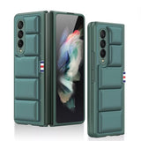 AirBag Leather Phone Cases for Samsung Galaxy Z Fold 3 5G Protection