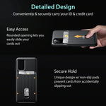 Dodoxi Case for Samsung Galaxy S20 Plus S20 Ultra Phone Case Card Wallet Holder Business