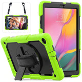 Luxury  Hand Strap & Kickstand Silicone Tablet Case for Samsung Galaxy Tab A 10.1 Case 2019