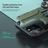 Military shockproof case stand holder stable Back Cover