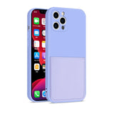 Wallet Case For iphone 7 8 Plus X Xs Max XR Liquid Silicone Case For iphone 12 11 Pro Max Mini With Card Holder Cover Funda