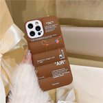 Jacket Cloth AIR shoes Sneakers Case For iPhone Series